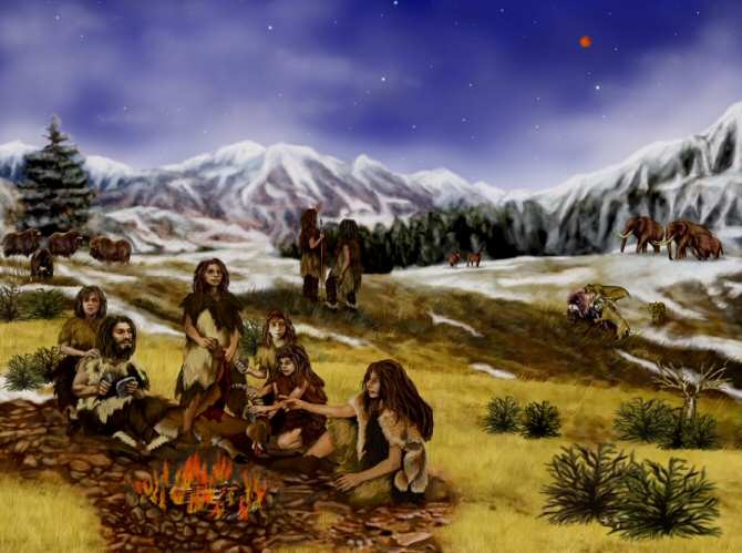 Los neandertales en un mundo muy frío